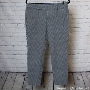 Old Navy B&W Checked Ankle Pants (12)